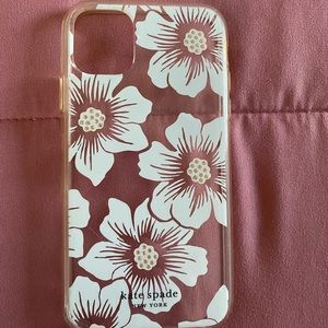 iphone 11 kate spade hollyhock floral phone case